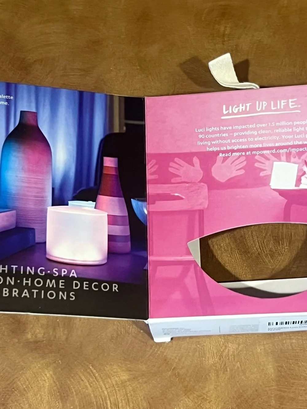 Luci Solar Light, inflatable Multi-Color Lantern w/ handle, tested